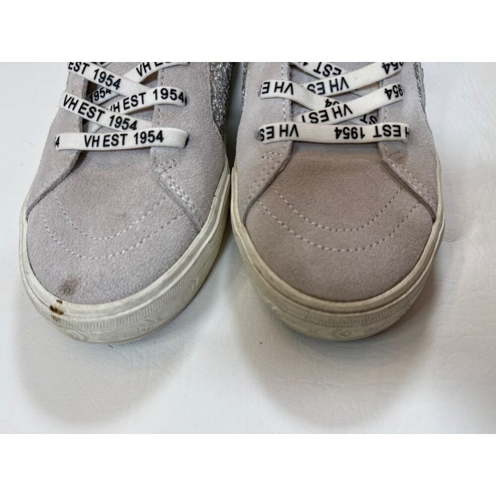 Vintage Havana Silver Glitter Ray High-Top Sneakers Sz 7 Womens - Picture 3 of 8